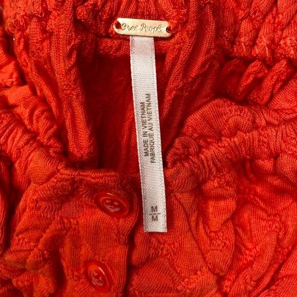 Free People Ladybug Long Sleeve Cropped Top - Picture 9 of 11